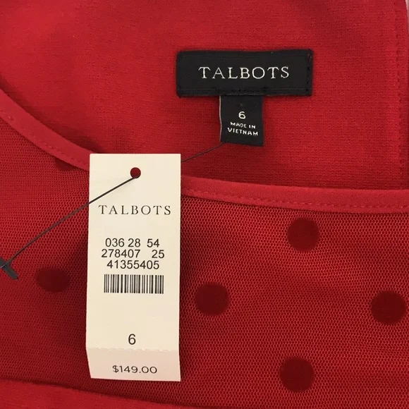 NWT Talbots Dress - Picture 4 of 8
